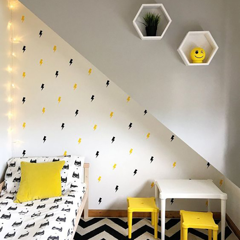 Lighting Mcqueen Decor - Adesivi decorativi super fulmini Adesivo da