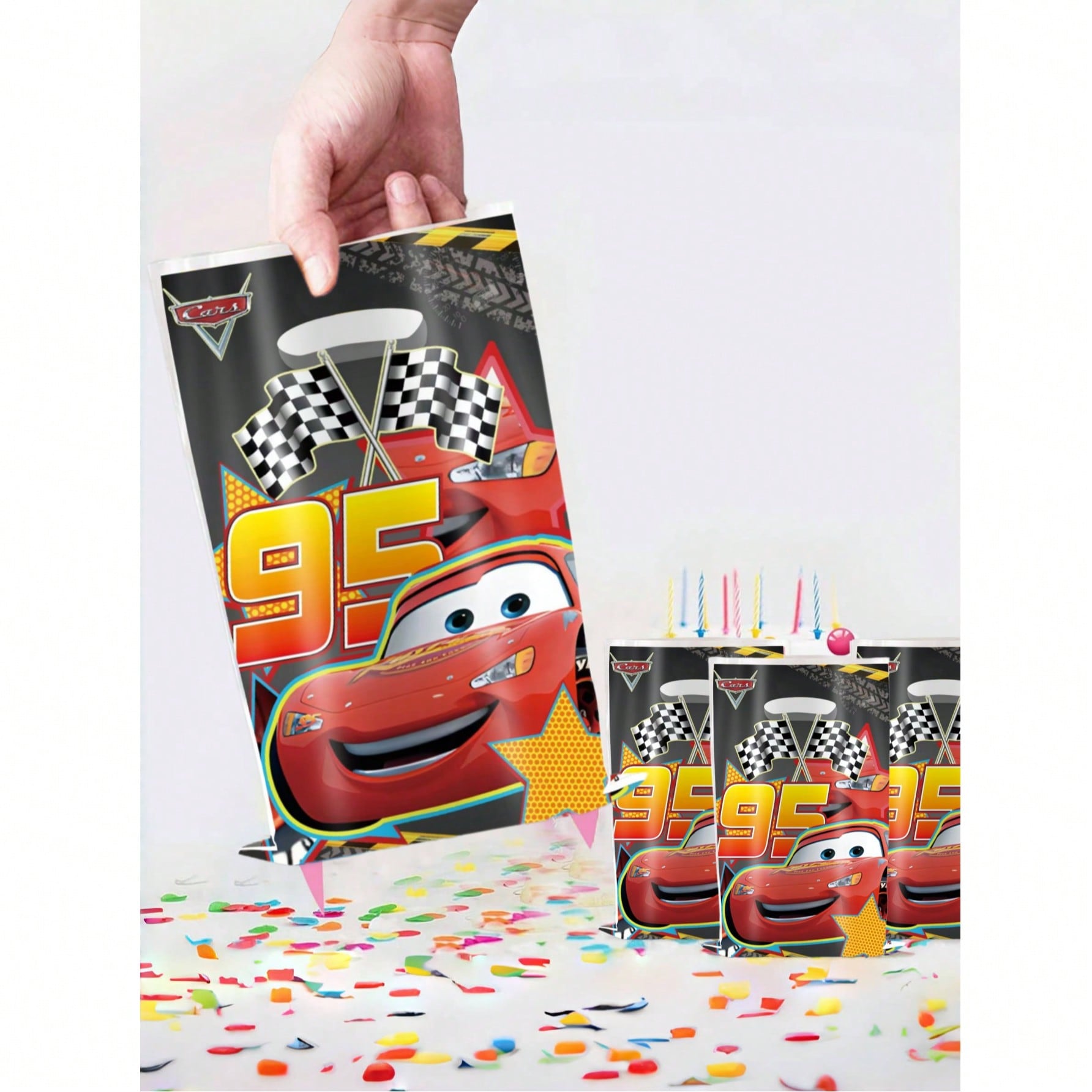 Lighting Mcqueen Decor - Confezione regalo da 10/20/30 sacchetti per