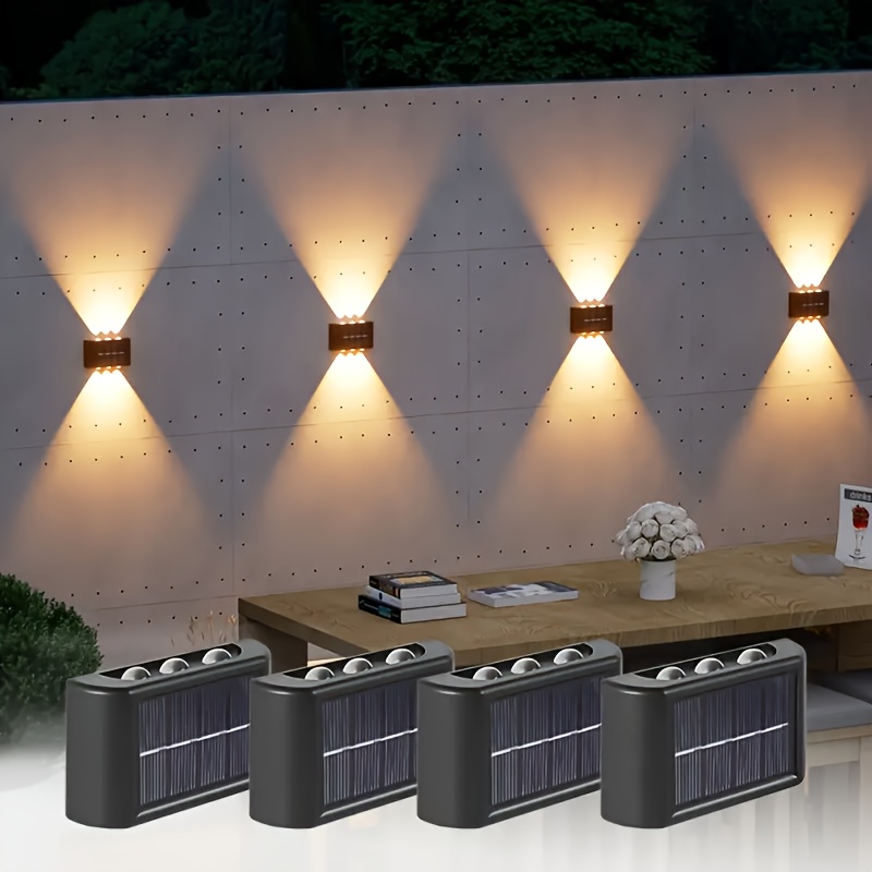 Up Lighting Decor - Lampada Solare LED da Esterno Impermeabile,