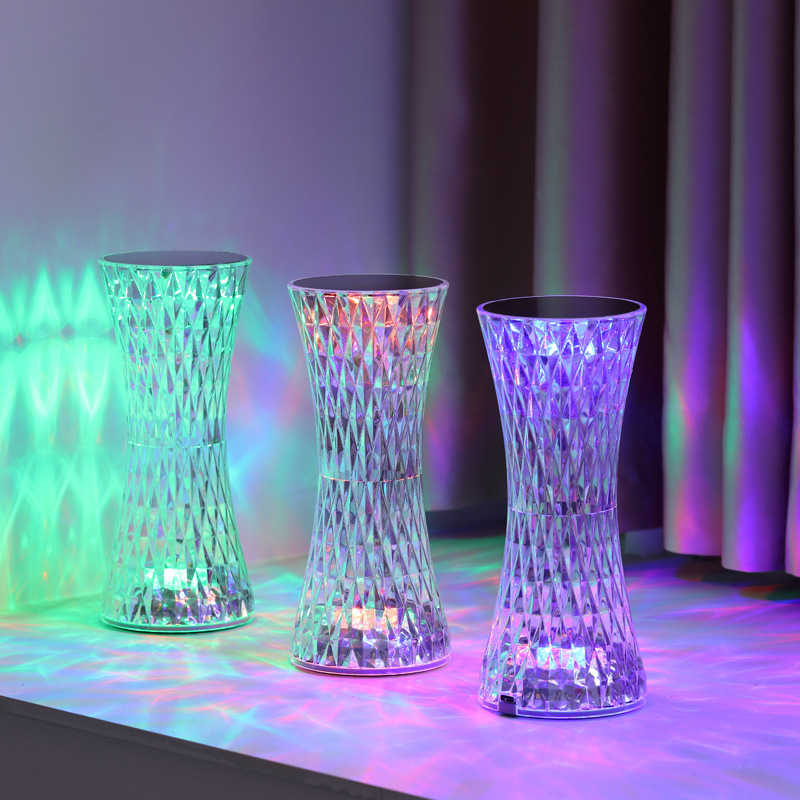 Up Lighting Decor - Lampade da Comodino in Cristallo, Luci