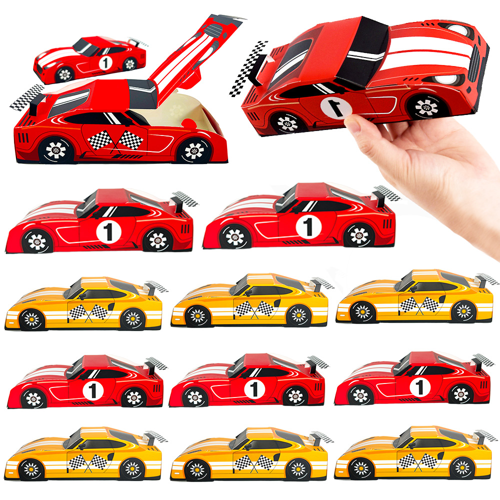 Lighting Mcqueen Decor - 10/20/30 Pezzi Scatole Regalo a Tema