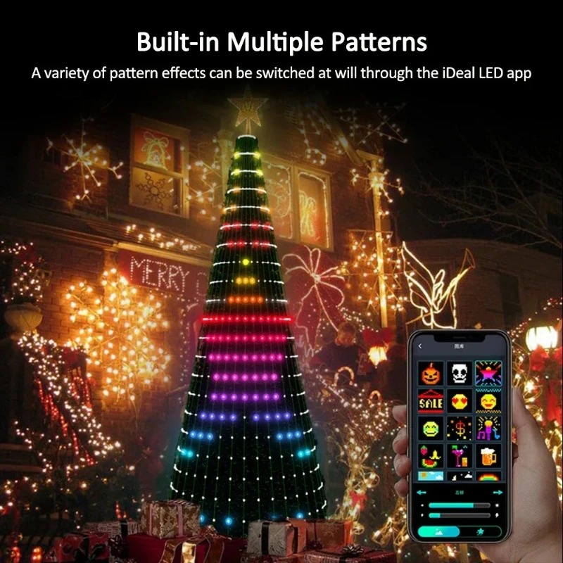 Lighting Decor Home - Luci a Stella di Natale RGB