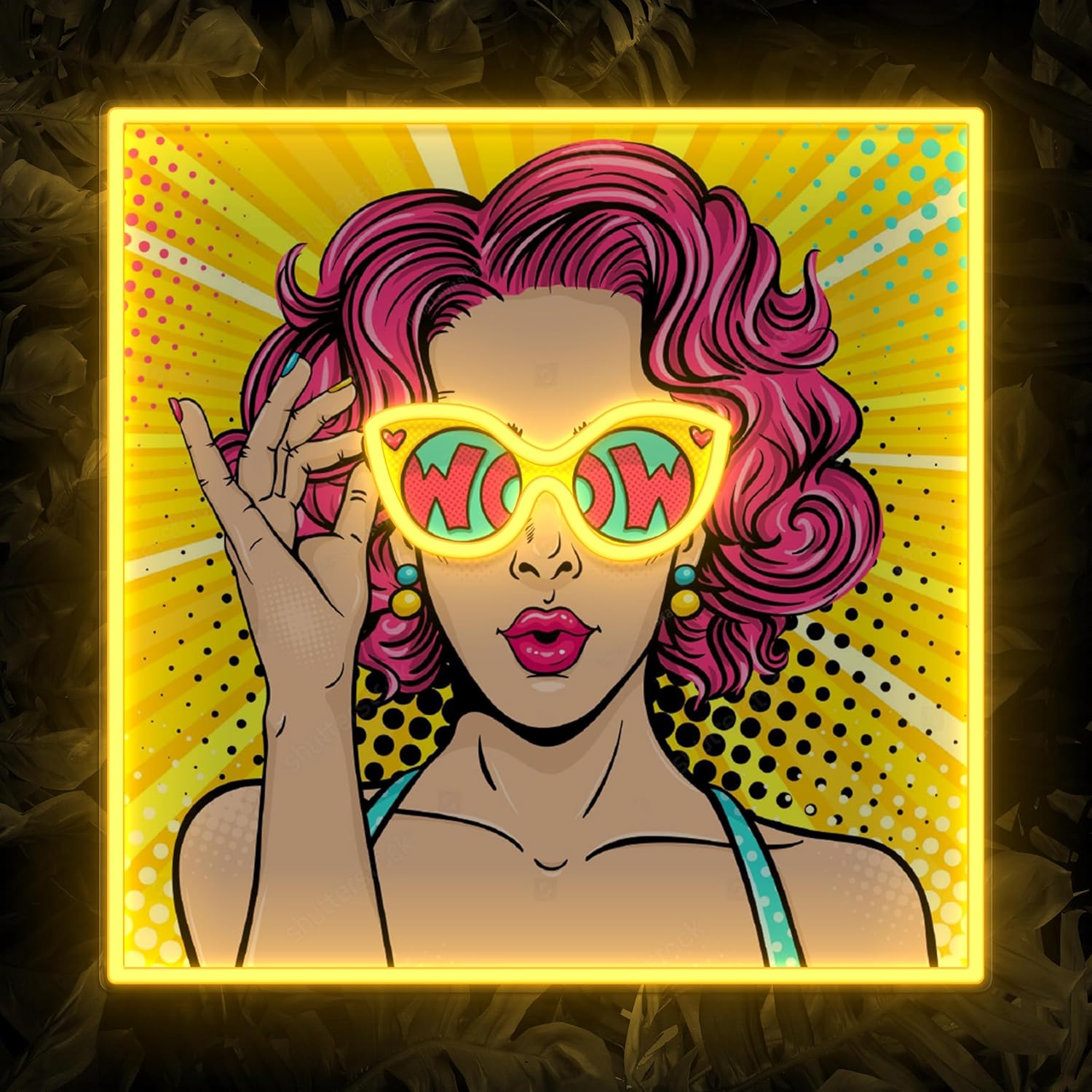 Lighting Decor Wow - Insegna al Neon LED Wow Lady