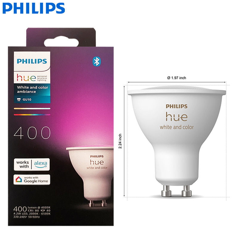 Philips Bulb Hue - Faretto LED Intelligente Philips Hue GU10