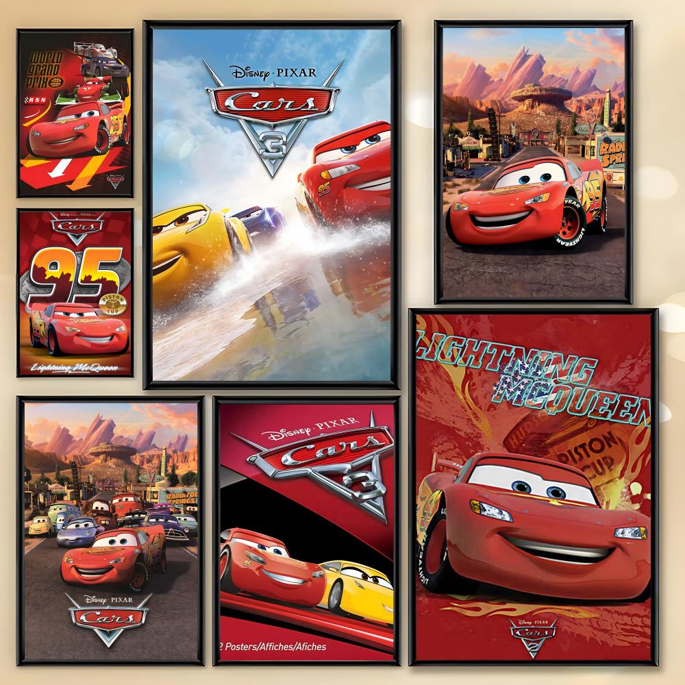 Lighting Mcqueen Decor - Poster Disney Cars Lightning McQueen HD