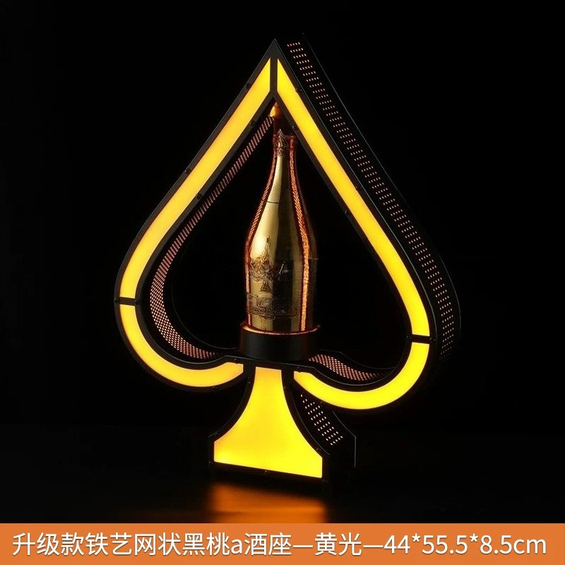 Lighting Decoration Stand - Espositore per Bottiglie di Vino in