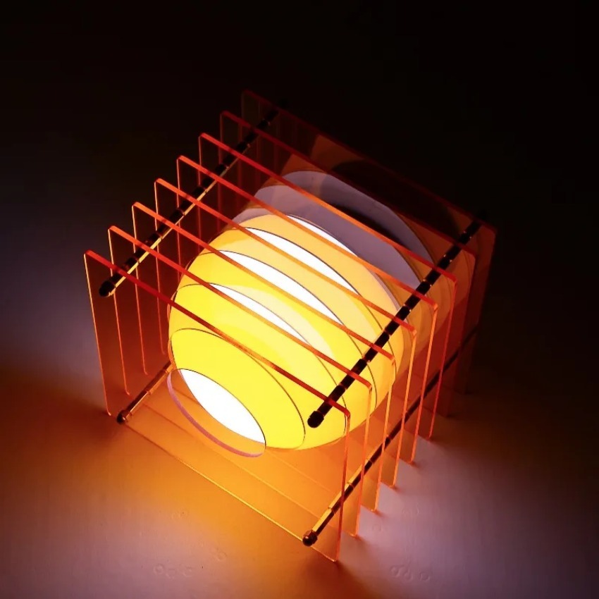 Lighting Decor Home - Lampada Luna Fai-da-Te in Acrilico a