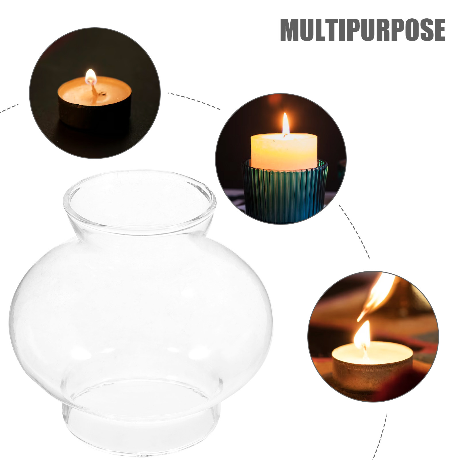 Paralume in Vetro Trasparente  - Room Decor Lighting Lamp recensione e prezzo