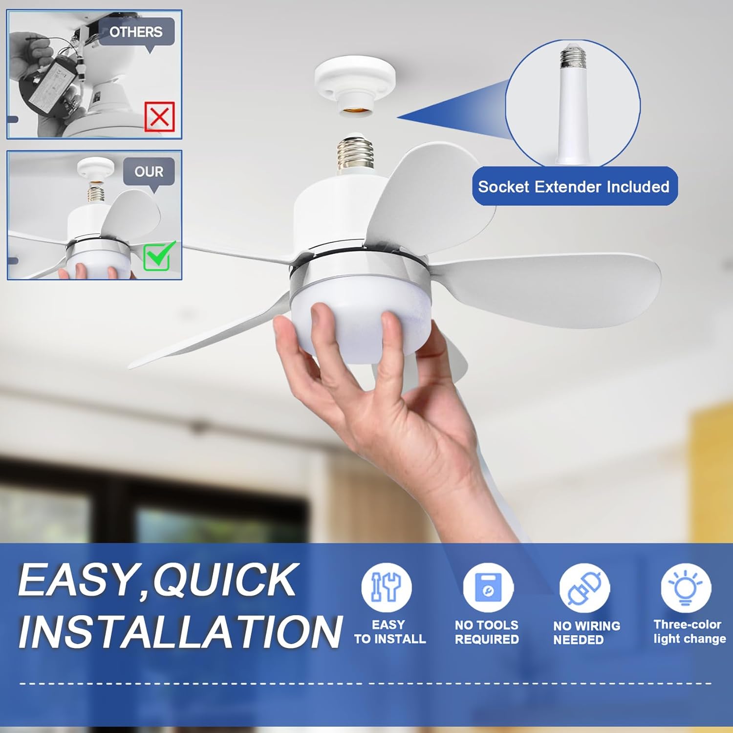 Ventilatore da soffitto con lu - Lighting Decor Home recensione e prezzo
