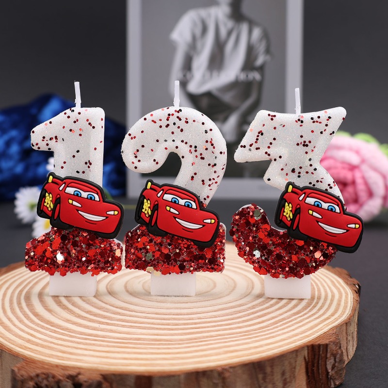 Decorazioni per Torte a Forma  - Lighting Mcqueen Decor recensione e prezzo