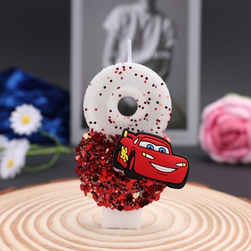 Decorazioni per Torte a Forma  - Lighting Mcqueen Decor recensione e prezzo