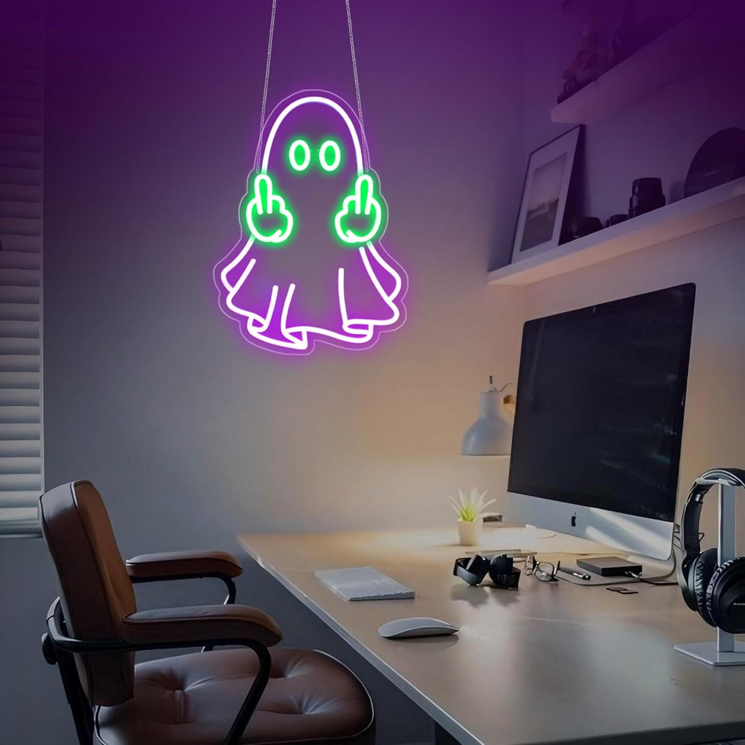 Insegna al Neon a Forma di Fan - Lighting Decor Home recensione e prezzo