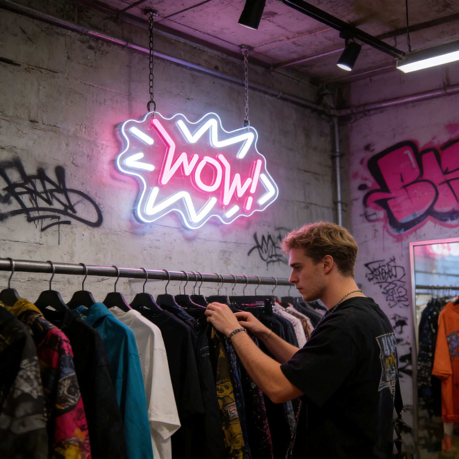Insegna Luminosa LED 'Wow' Sti - Lighting Decor Wow recensione e prezzo
