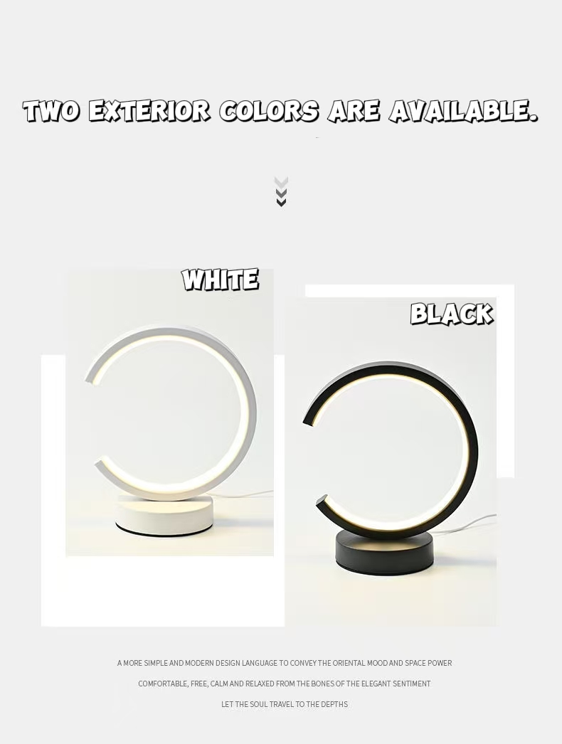 Lampada da tavolo ad anello ci - Lighting Table Decor recensione e prezzo