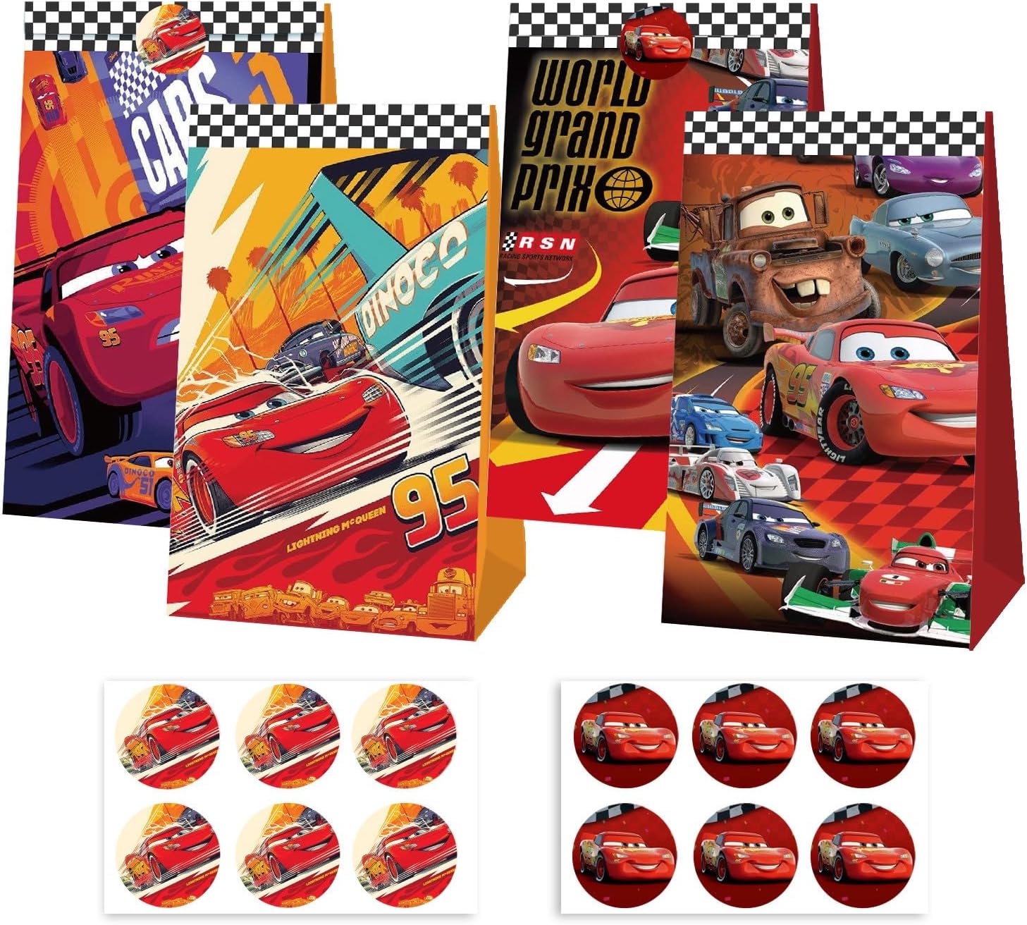 Sacchetti Regalo per Feste a T - Lighting Mcqueen Decor recensione e prezzo
