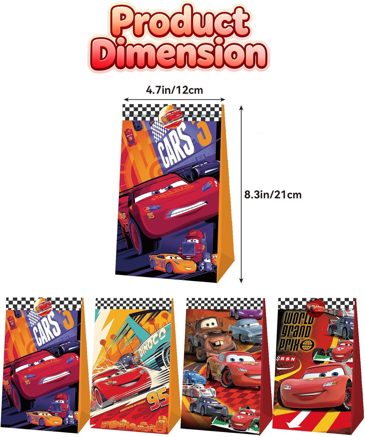 Sacchetti Regalo per Feste a T - Lighting Mcqueen Decor recensione e prezzo
