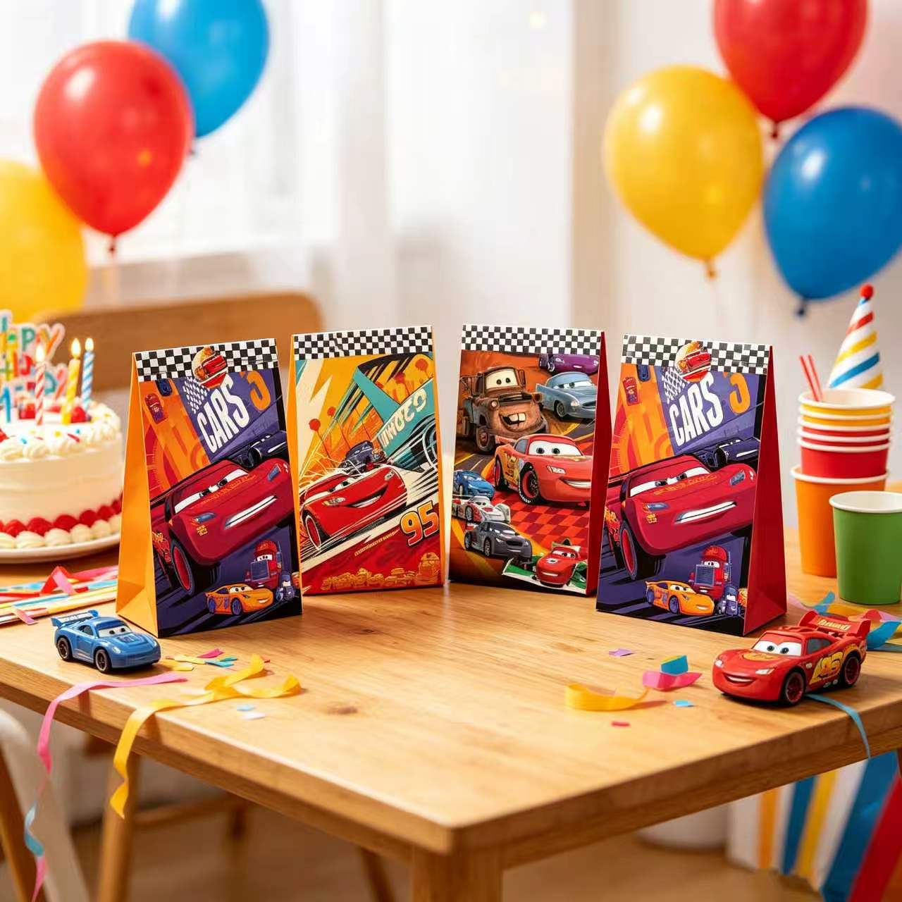 Sacchetti Regalo per Feste a T - Lighting Mcqueen Decor recensione e prezzo
