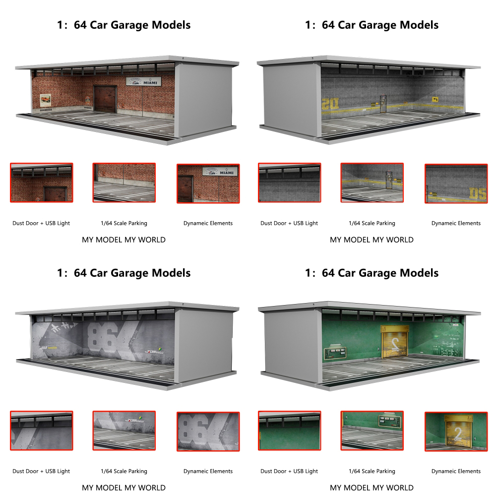Più Arte 1/64 Auto Garage Dior - Garage Lighting Decor recensione e prezzo