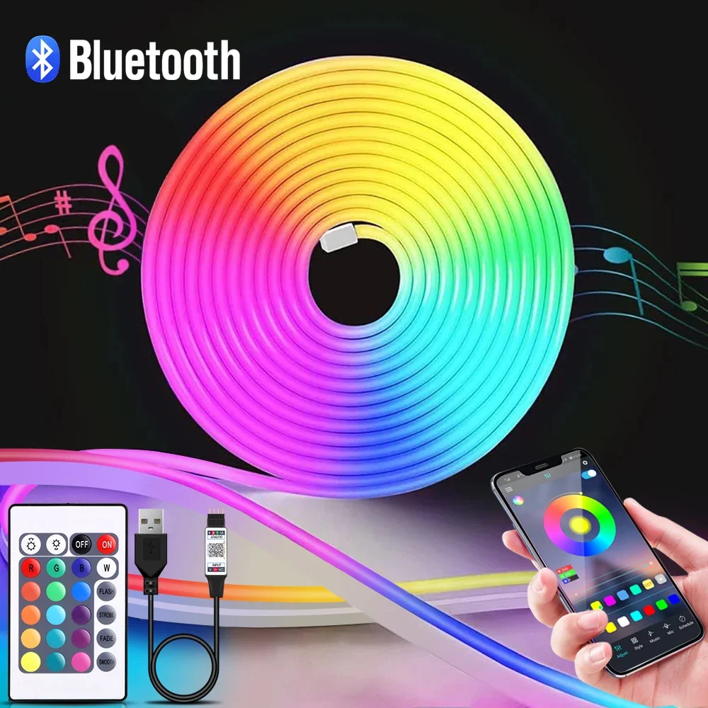 1-5m RGB LED Neon Strip Light  - Lighting Decor Home recensione e prezzo